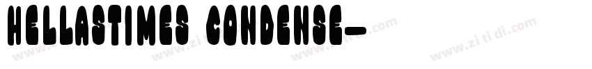 HellasTimes Condense字体转换